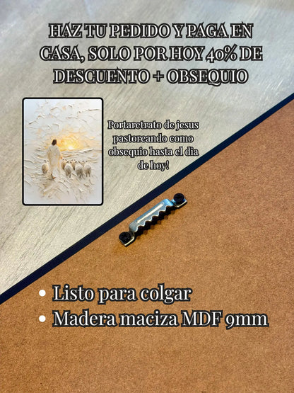 CUADRO DE JESUS SOBRE LAS AGUAS: EL CONOCE TU DOLOR